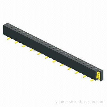 2.0mm Pitch Female Connector, Plated with Golden Flash/Tin, Made of NY6T/LCP